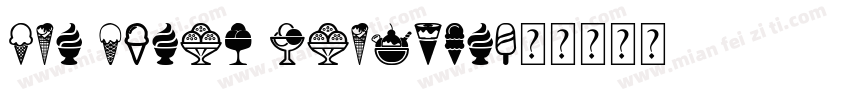 Ice Cream Machine字体转换